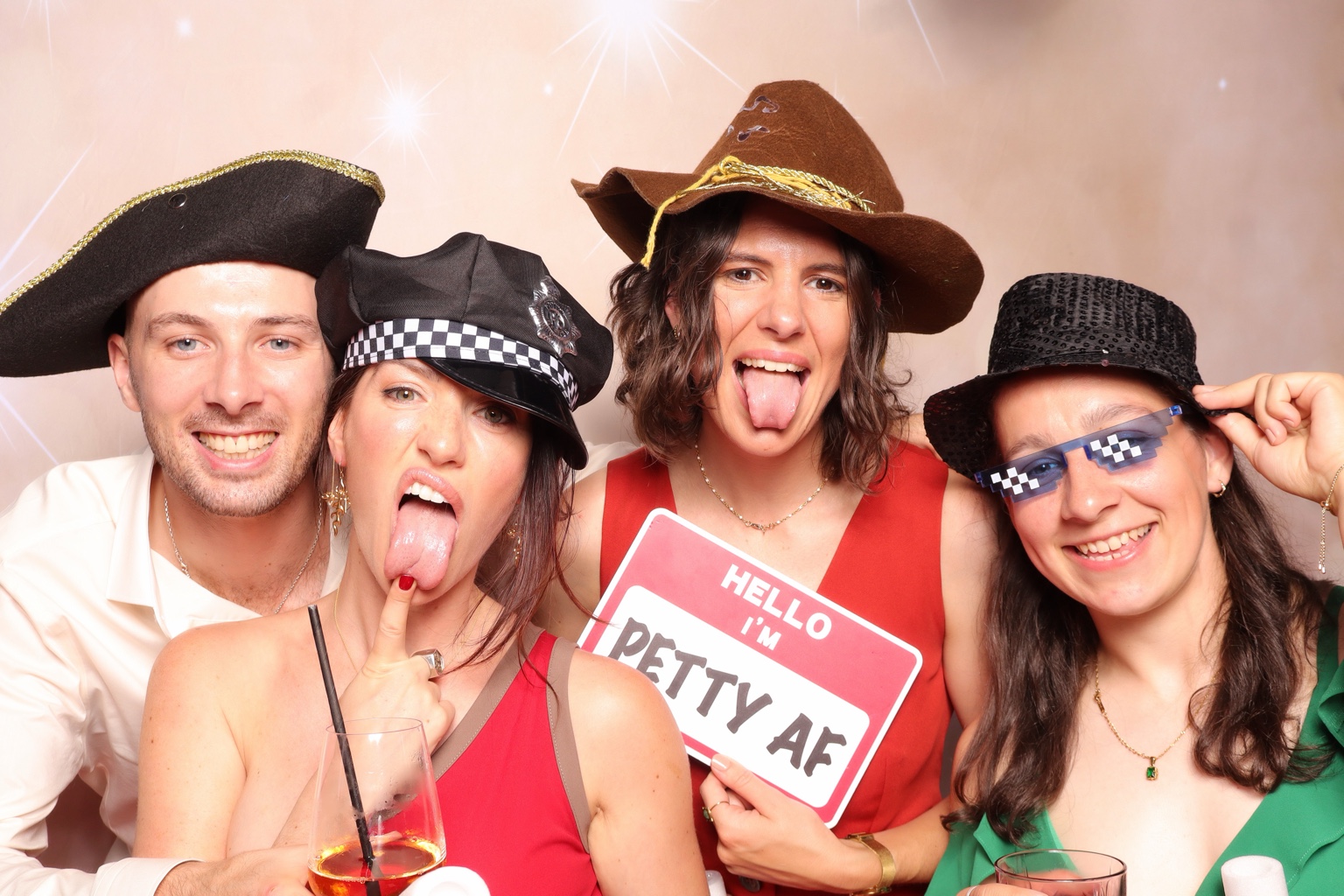 Guests enjoying an IkonikShots photobooth experience