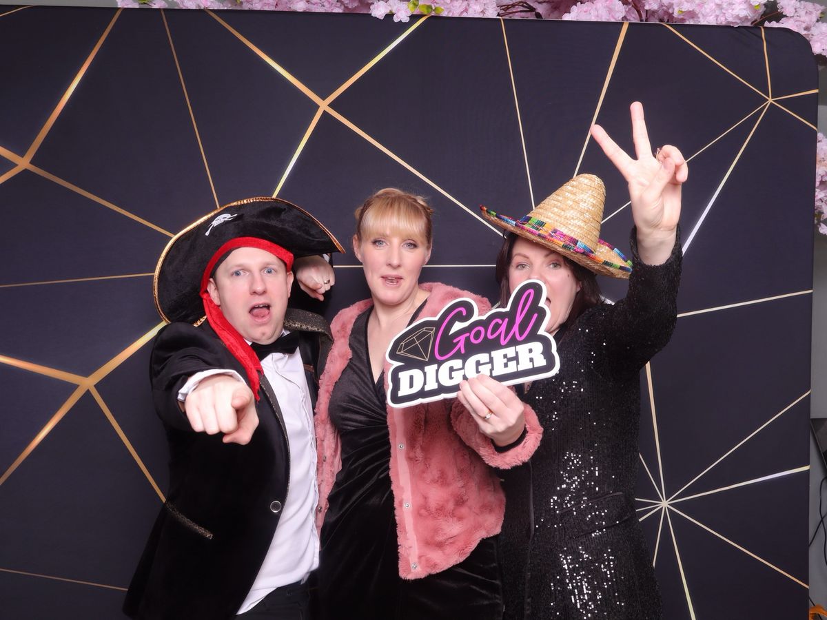 Corporate awards night guests in the IkonikShots photobooth